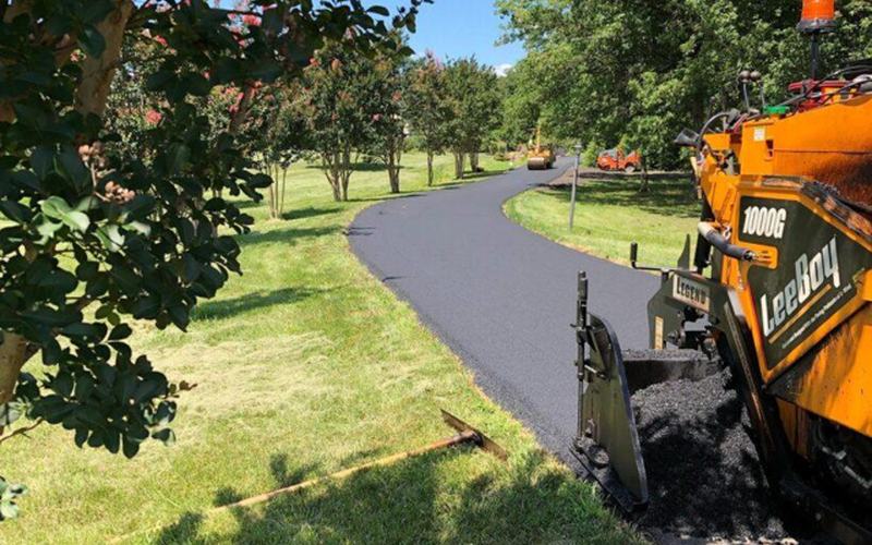 Private Road & Pipe Stem Paving in Northern Virginia by A-Pak Paving