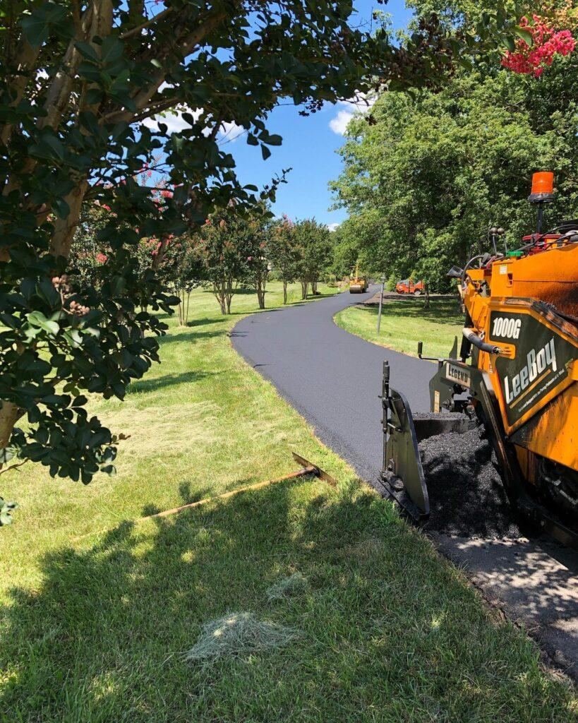 Private Road & Pipe Stem Paving in Northern Virginia by A-Pak Paving